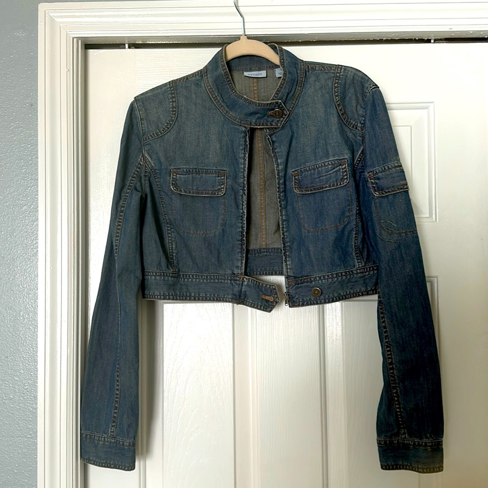 Cropped Denim Jacket never worn Nordstroms Halogen